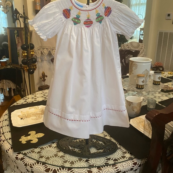 Anavini Smocked Infant Girls Dress size 18 months - Picture 15 of 16